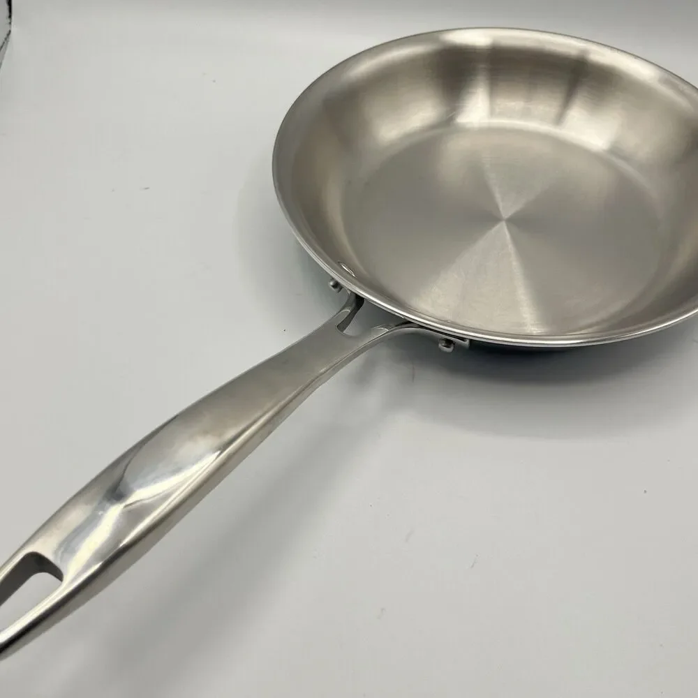 Tramontina Gourmet Tri-Ply Clad Stainless Steel Frying Pan 8in Silver